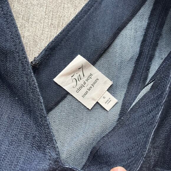 Cinq a Sept Denim Midi Dress - Picture 3 of 4